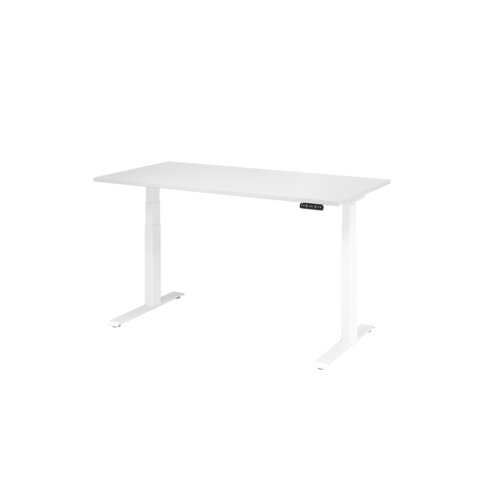 Hammerbacher Schreibtisch Basic 1.600 x 640 x 1.290 x 800 mm (B x H x T) weiß