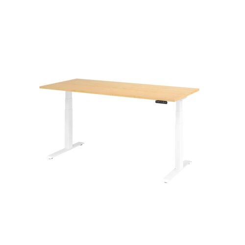 Hammerbacher Schreibtisch Basic 1.800 x 640 x 1.290 x 800 mm (B x H x T) ahorn