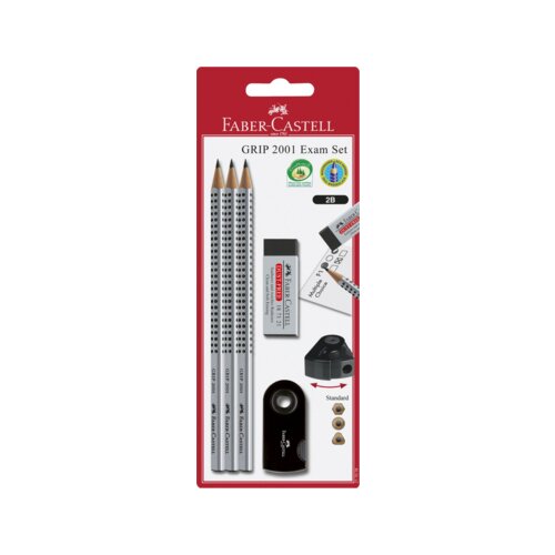 Faber-Castell Bleistiftset Grip 2001 EXAM