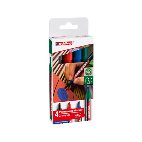 edding Permanentmarker 330 4 St./Pack.