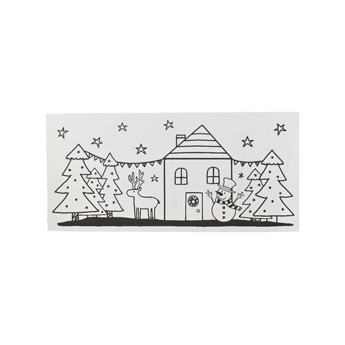 DECORIS Fensterbild Weihnachten