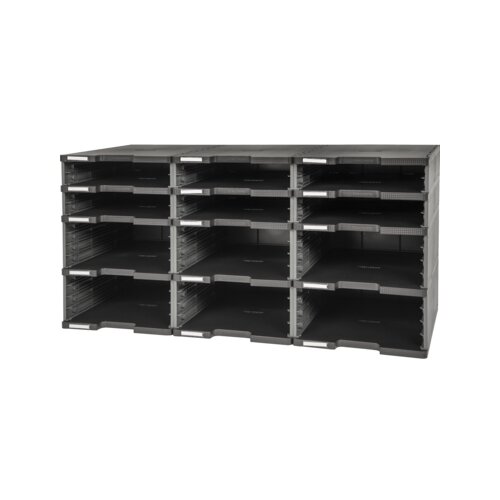 Exacompta Sortierstation Modulodoc ECOBlack 12 Fächer