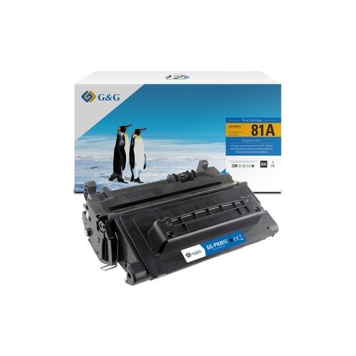 G&G Toner Kompatibel mit HP 81A schwarz