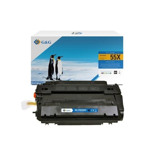 G&G Toner Kompatibel mit HP 55X schwarz