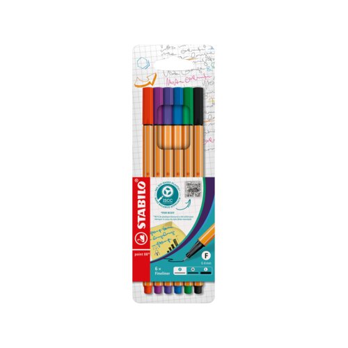 STABILO® Fineliner point 88® 6 St./Pack.