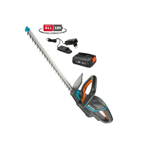 GARDENA Heckenschere ComfortCut 50/18V P4A mit Akkupack