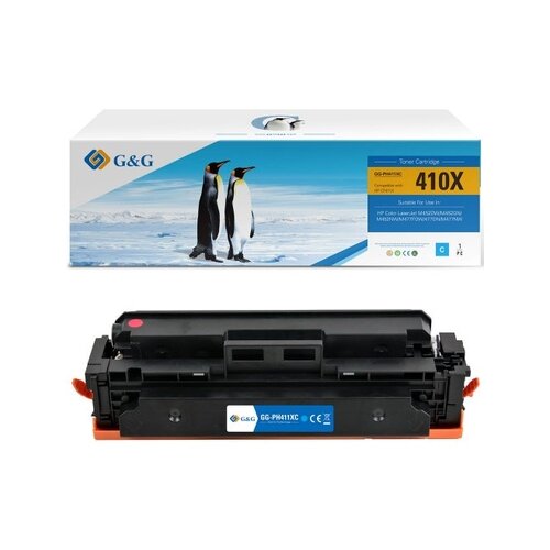 G&G Toner Kompatibel mit HP 410X cyan