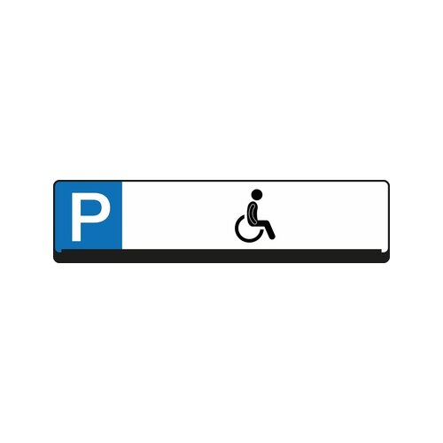 EICHNER Hinweisschild Parkplatz Rollstuhl