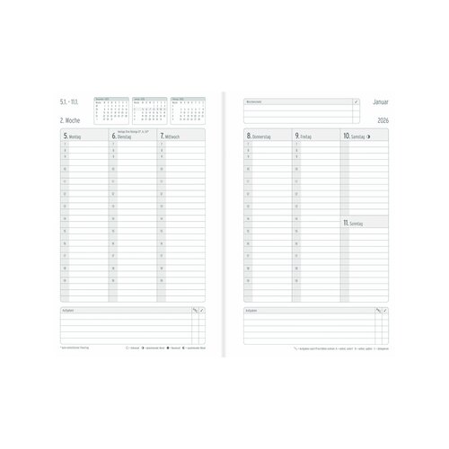 Chronoplan Buchkalender Business Edition 2026 DIN A5