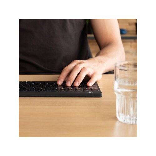 R-Go Tools Tastatur Compact Break ergonomisch