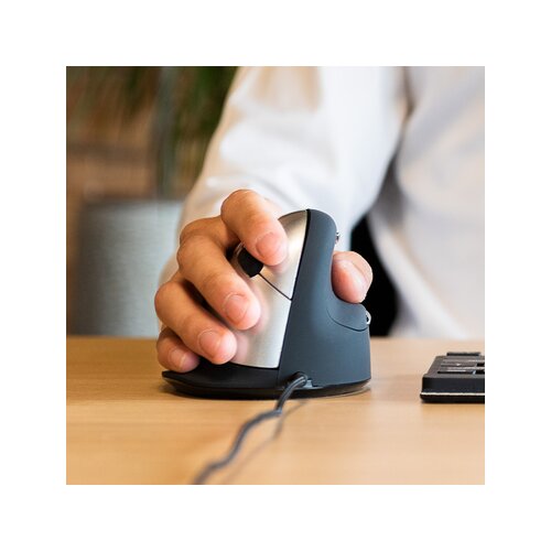 R-Go Tools Optische PC Maus HE Break ergonomisch mittel