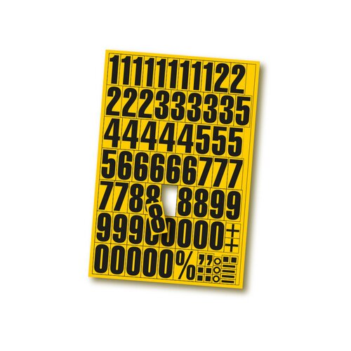 EICHNER Magnetziffern & -Buchstaben Ziffern: 0-9
