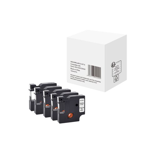 Schriftbandkassette Kompatibel mit DYMO S0720530 5 St./Pack.