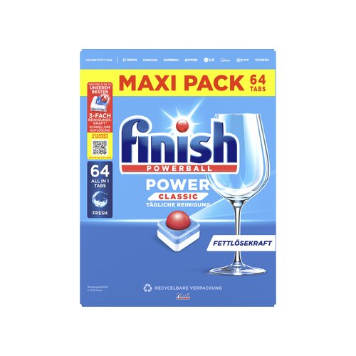 FINISH Spülmaschinentabs Power Classic Fresh