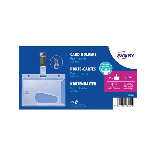 Avery Zweckform Ausweishalter 85 x 54 mm (B x H)