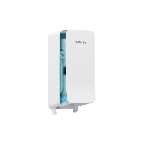 Satino by WEPA Toilettenpapierspender Doppel System weiß