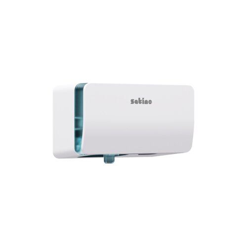 Satino by WEPA Toilettenpapierspender Doppel System weiß