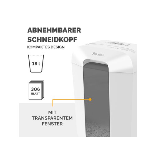 Fellowes® Aktenvernichter Powershred® LX70
