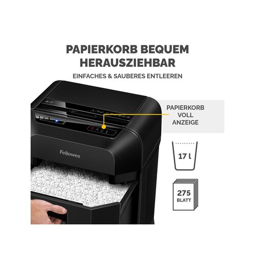 Fellowes® Aktenvernichter AutoMax™ 80M