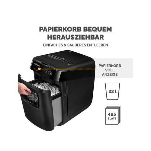 Fellowes® Aktenvernichter AutoMax™ 200M