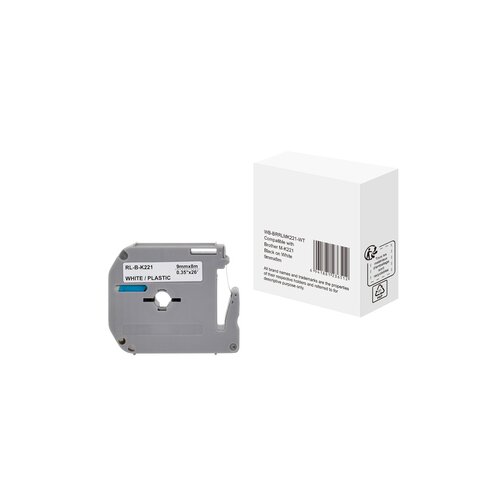 Schriftbandkassette Kompatibel mit Brother M-K221