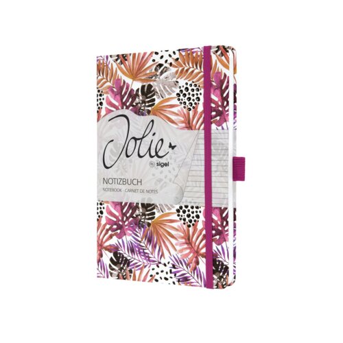 SIGEL Notizbuch Jolie Apricot Jungle Fever