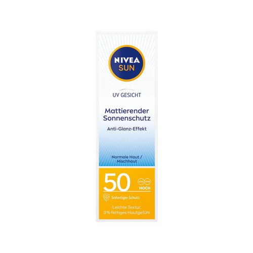 NIVEA SUN Sonnenschutzmittel UV Gesicht Mattierend