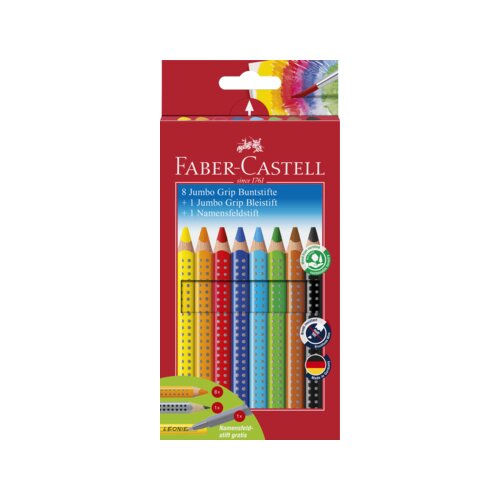 Faber-Castell Buntstift JUMBO GRIP 10 St./Pack.