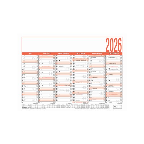 ZETTLER Tafelkalender 904 2026