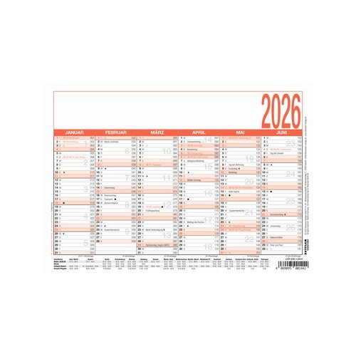 ZETTLER Tafelkalender 904 2026