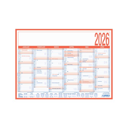 ZETTLER Tafelkalender 2026