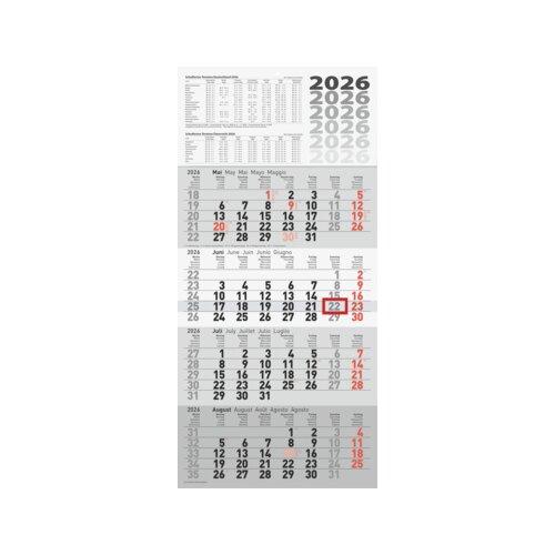 rido/idé Wandkalender 2026