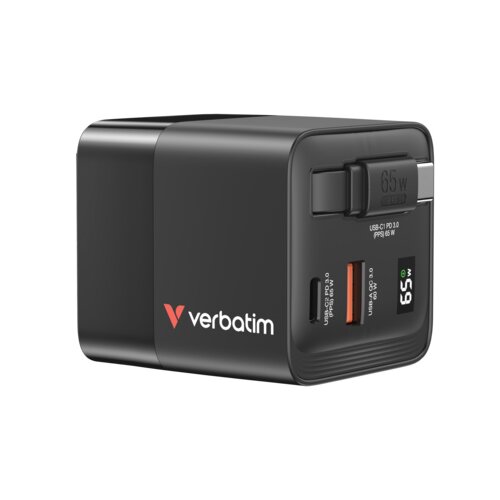 Verbatim Reisenetzteil GaN 65 W