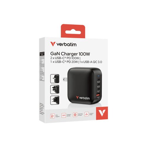 Verbatim Reisenetzteil Mini-GaN 100 W