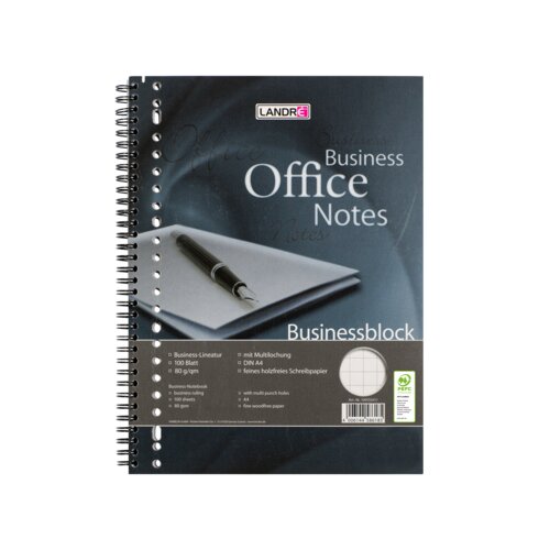 Landré Collegeblock Business Office Notes DIN A4+ kariert