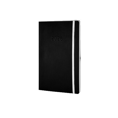 Chronoplan Buchkalender Black Edition 2026