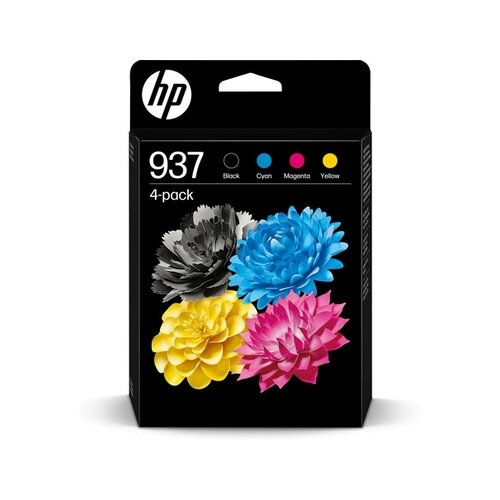 HP Tintenpatrone 937 schwarz, cyan, magenta, gelb