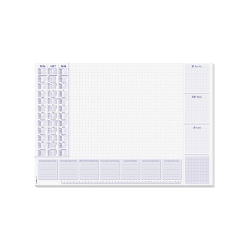 SIGEL Schreibunterlage Lilac mit Kalender 3 Jahre