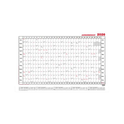 GÜSS® Plakatkalender 2026