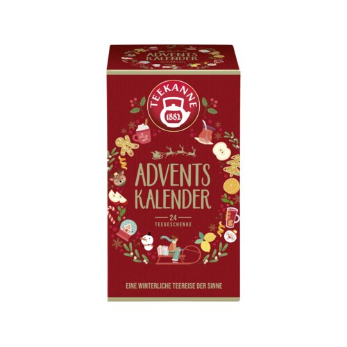 Teekanne Tee Adventskalender