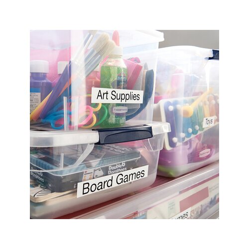DYMO® Schriftbandkassette D1 24 mm x 7 m (B x L) Kunststoff, 100 % recycelt weiß