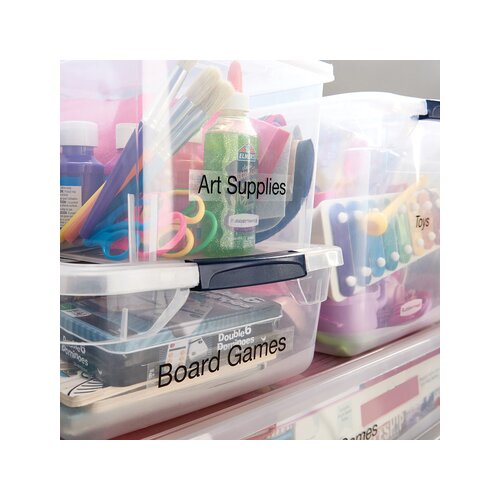DYMO® Schriftbandkassette D1 24 mm x 7 m (B x L) Kunststoff, 100 % recycelt transparent