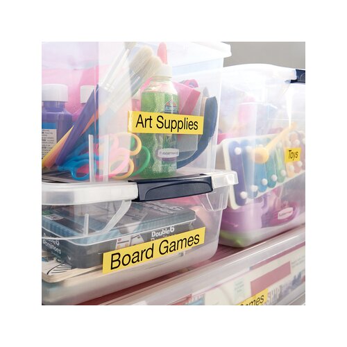 DYMO® Schriftbandkassette D1 24 mm x 7 m (B x L) Kunststoff, 100 % recycelt gelb