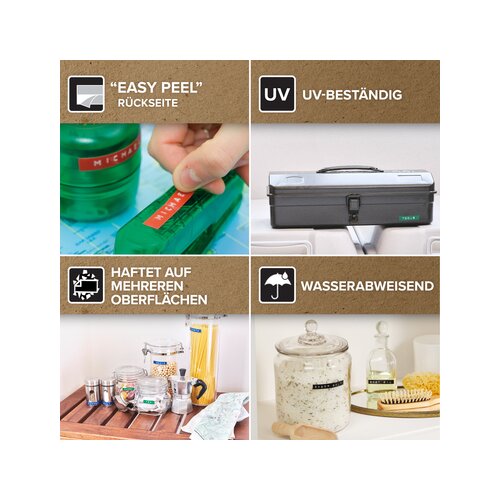 DYMO® Prägeband 9 mm x 3 m (B x L) 3 St./Pack.