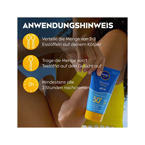 NIVEA SUN Sonnenschutzmittel Schutz & Pflege ultra