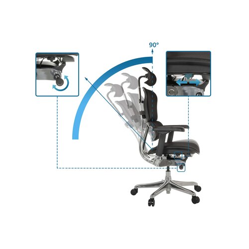 hjh OFFICE Bürodrehstuhl ERGOHUMAN GEN2