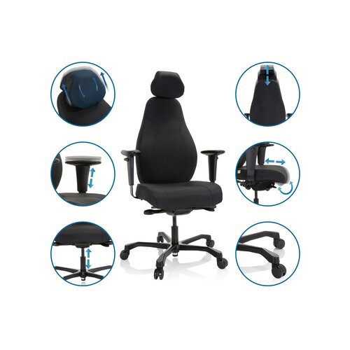 hjh OFFICE Chefsessel RESISTO XXL