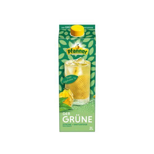 Pfanner Eistee Der Grüne Zitrone-Kaktusfeige