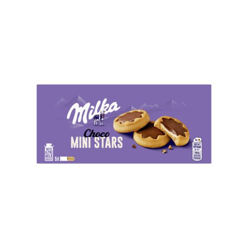 Milka Gebäck Choco Mini Stars 5 x 37 g/Pack.