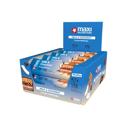 MaxiNutrition Proteinriegel Waffle Bar Milk & Coconut